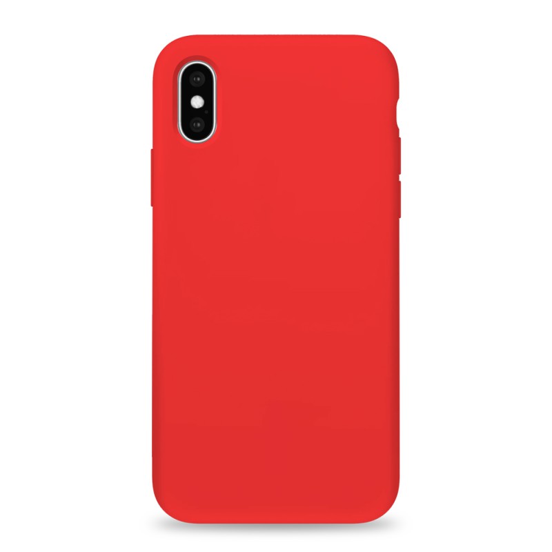 Helmet Case Liquid Silicone iPhone Xs Max, Red