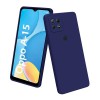 Helmet Case Liquid Silicone Oppo A15/15s, Blue