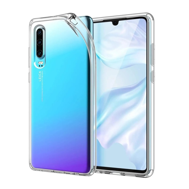 Helmet Case TPU Soft Huawei P 30, Clear
