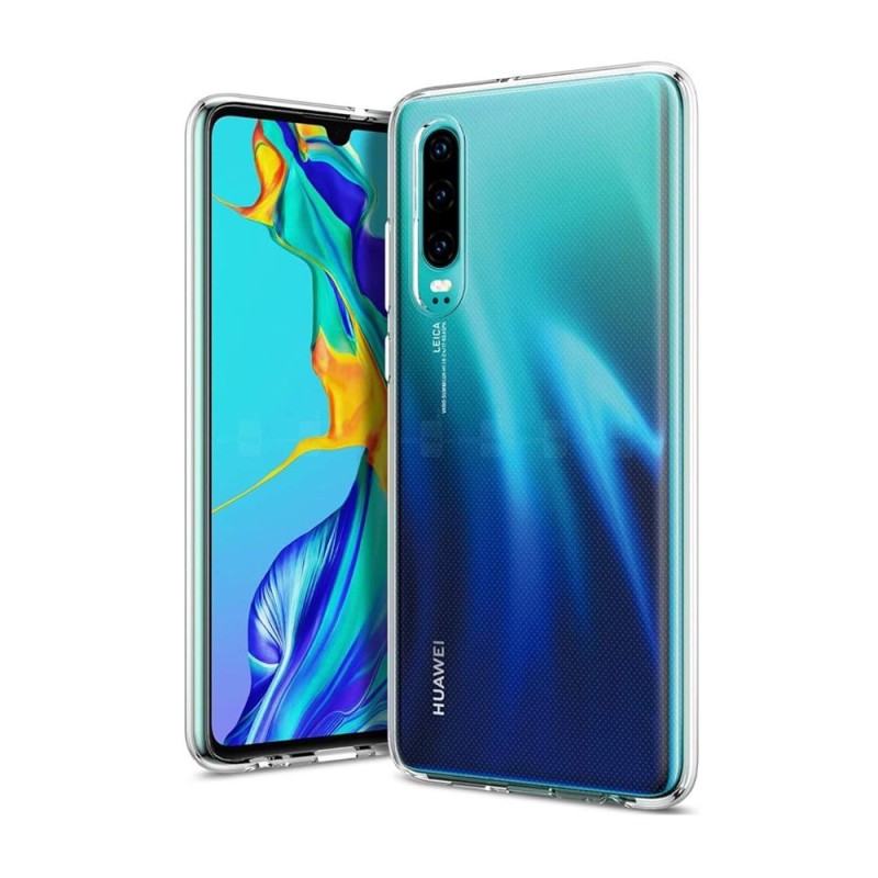 Helmet Case TPU Soft Huawei P 30, Clear
