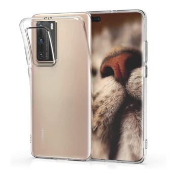 Helmet Case TPU Soft Huawei P40 Pro, Clear