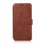 Helmet Case TPU Leather Nylon Samsung A10S, Brown/Red