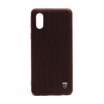 Helmet Case TPU Nylon Samsung A50S, Brown/Red