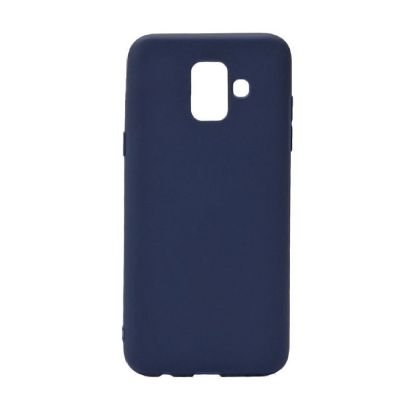 Helmet Case TPU Suede Samsung A6 (2018), Dark Blue