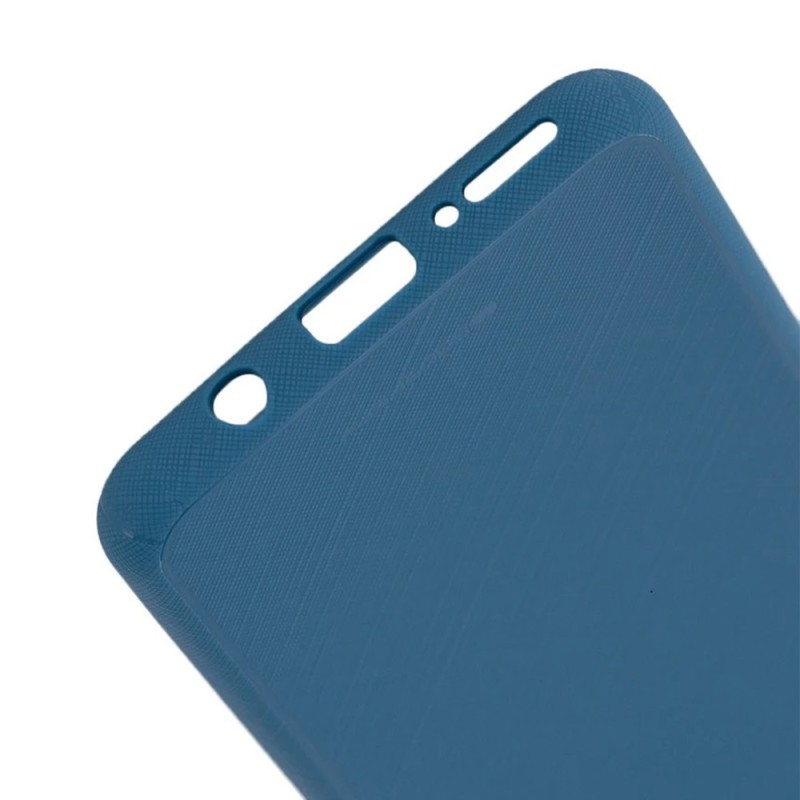 Helmet Case TPU Suede Samsung A7 (2018), Dark Blue