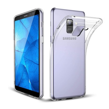 Helmet Case TPU Samsung A8 Plus (2018), Clear