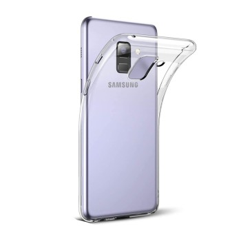 Helmet Case TPU Samsung A8 Plus (2018), Clear