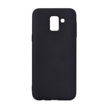 Helmet Case TPU Suede Samsung J6 (2018), Black