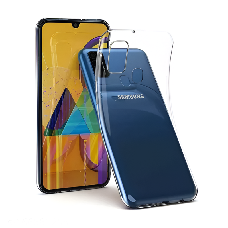 Helmet Case TPU Soft Samsung M21, Clear