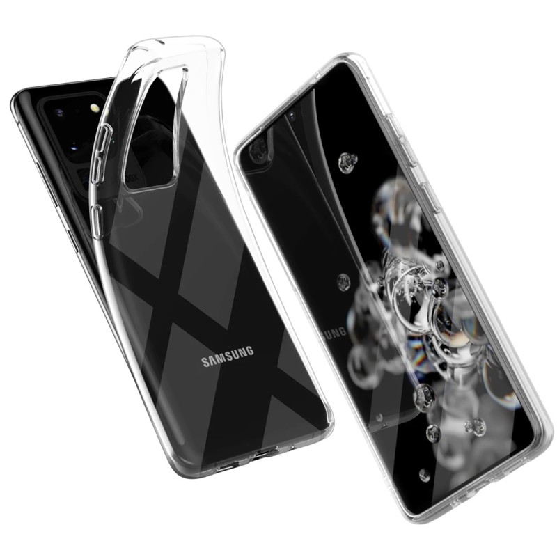 Helmet Case TPU Soft Samsung S20 Ultra, Clear