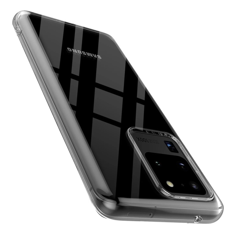 Helmet Case TPU Soft Samsung S20 Ultra, Clear