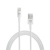 Helmet Cable USB to Lightning Basic 2.1A 1m, White
