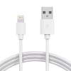 Helmet Cable USB to Lightning Basic 2.1A 1m, White