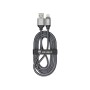 Helmet Cable USB to Lightning Nylon 2m, White/Black
