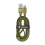 Helmet Cable USB to Micro USB Kevlar Flat 2.1A 1m, Camo