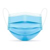 Helmet Disposable Face Mask, 3 layers, Blue. 50pcs/box/ Masca faciala de unica folosinta. Albastra