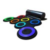 Roll Drum with Built-in Speakers, 7 pads Electronic, Rainbow Color (Damaged Box)