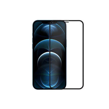 Helmet Diamond Glass 4D Frame iPhone 12 Pro Max, Black