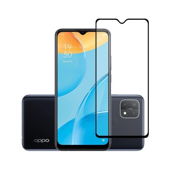 Helmet Diamond Glass 4D Oppo A15/A15s/A16/A16s, Black