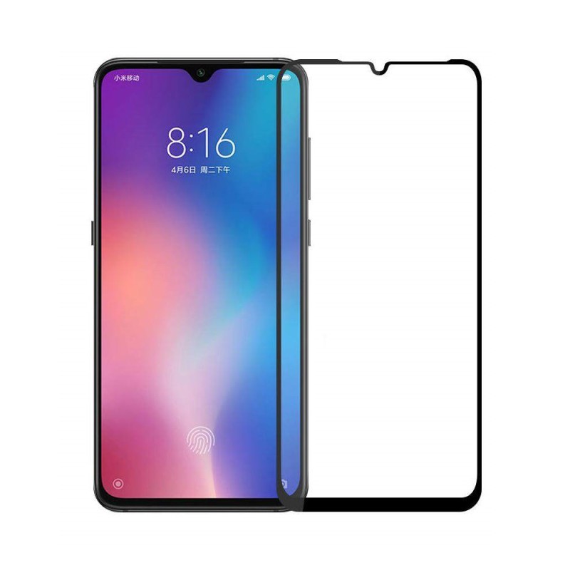 Helmet Diamond Glass 4D Xiaomi MI 9 SE, Black