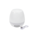 Helmet Speaker Music Flowerpot, White