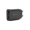 Helmet Wall Charger 2xUSB 2.4A, Black