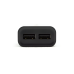 Helmet Wall Charger 2xUSB 2.4A, Black
