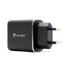 Helmet Wall Charger USB/Type-C QC3.0 18W (Сable 3 in1), Black