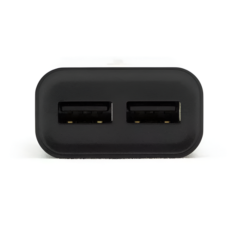 Helmet Wall Charger with Cable USB to Lightning 2xUSB 2.4A, Black	