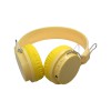 Helmet On-Ear Headphones with MIC Bluetooth Macaron HiFi, Yellow (Damaged Box)