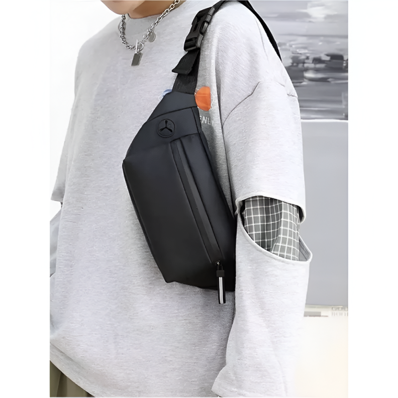 Helmet Waist Bag YQM, Black