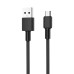 Hoco Cable USB to Micro USB X29 Superior 2A 1m, Black