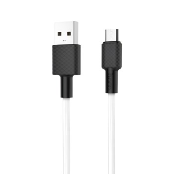 Hoco Cable USB to Micro USB X29 Superior 2A 1m, White
