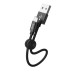 Hoco Cable USB to Micro USB X35 Premium 2.4A 0.25m, Black