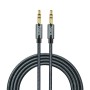 Hoco Cable Audio 3.5 to 3.5 UPA03, Nylon braided (L=1M), Metal Gray