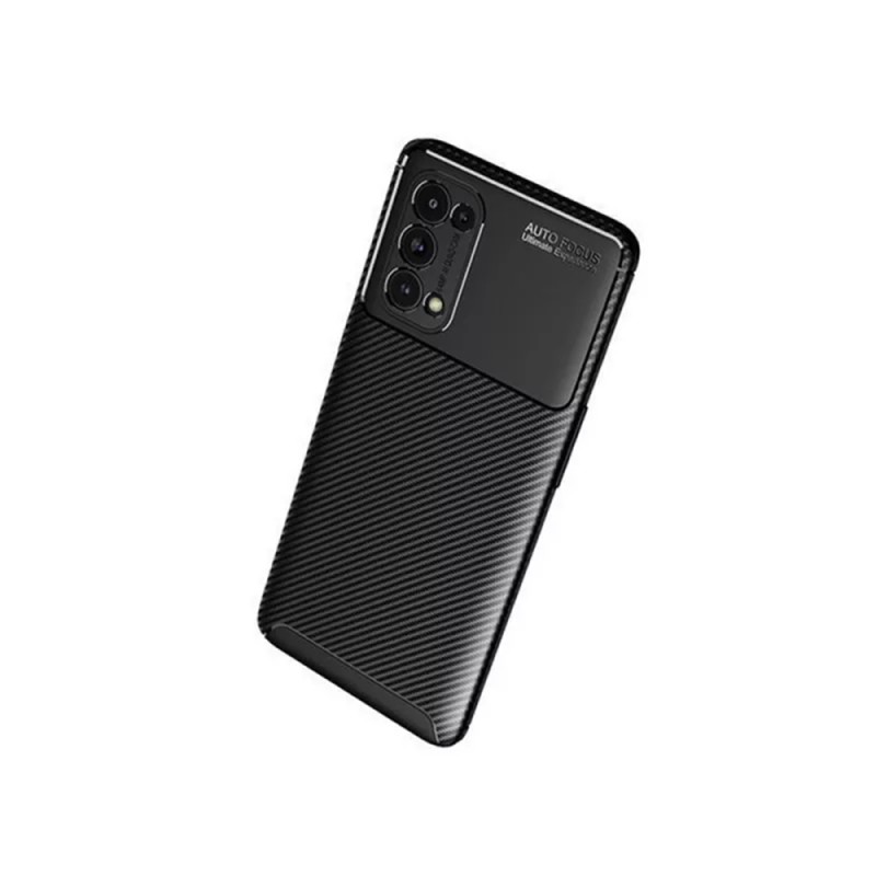 Helmet Case Carbon Oppo Reno 5 5G, Black