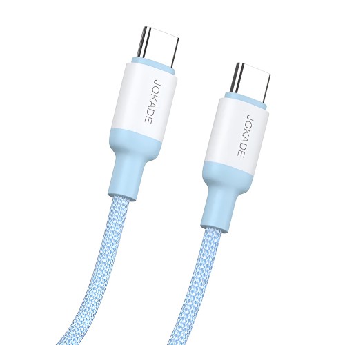 Jokade Cable Type-C to Type-C 5A 100W 1M JA014, Blue