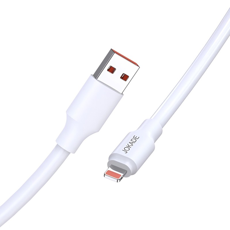 Jokade Cable USB-A to Lightning 120W 1M JA018, White