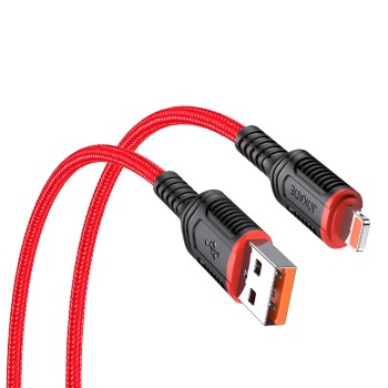 Jokade Cable USB-A to Lightning 3A 1m JA019, Red