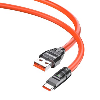 Jokade Cable USB-A to Type-C 5A 1M JA026, Orange