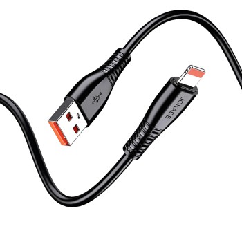 Jokade Cable USB-A to Lightning 5A 1M JA043, Black