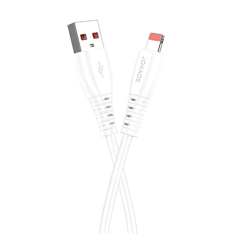 Jokade Cable USB-A to Lightning 5A 1M JA043, White