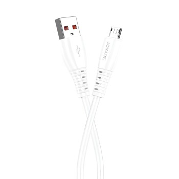 Jokade Cable USB-A to Micro-USB 5A 1M JA043, White