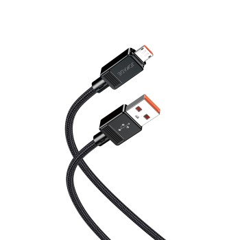 Jokade Cable USB-A to Micro-USB 5A 1m JA050, Black