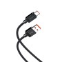 Jokade Cable USB-A to Type-C 3A 1m JA050, Black