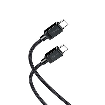 Jokade Cable Type-C to Type-C 5A 1m JA050, Black