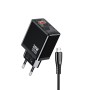 Jokade Wall Charger 1*USB-A 5A,20W with Cable Micro-USB JB086, Black