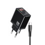 Jokade Wall Charger 1*USB-A 5A,20W with Cable Type-C JB086, Black