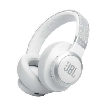 JBL On-Ear Headphones with MIC Bluetooth Live 770NC, White