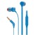 JBL Earphones 3.5mm with Mic Tune 110, Blue